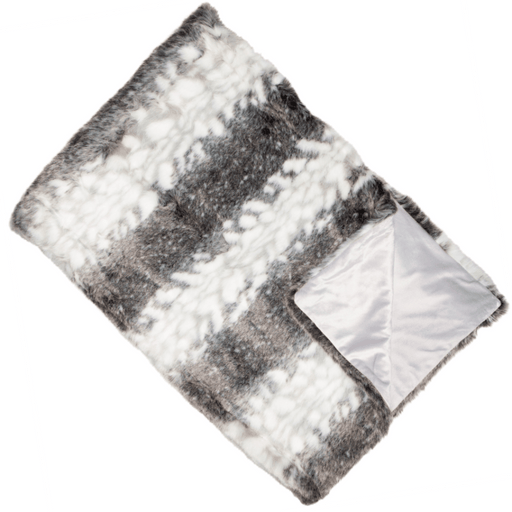 Atmacha Home & Living Throw 150x200 cm / Assorted STRIPED FAUX FUR  150x200 cm