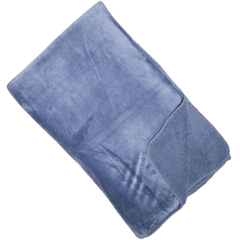 Atmacha Home & Living Throw 150x200 cm / Blue SOFTEST FLEECE THROW BLUE / 150x200 cm