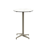 Moon-C Bar Ø77 cm | Fixed Bar Table - HPL/CPL WHITE MARBLE - M-BT-TMC17-VZN-HPL1 - 1
