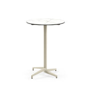 Moon-C Bar Ø77 cm | Fixed Bar Table - HPL/CPL WHITE MARBLE - M-BT-TMC17-BEI-HPL1 - 1