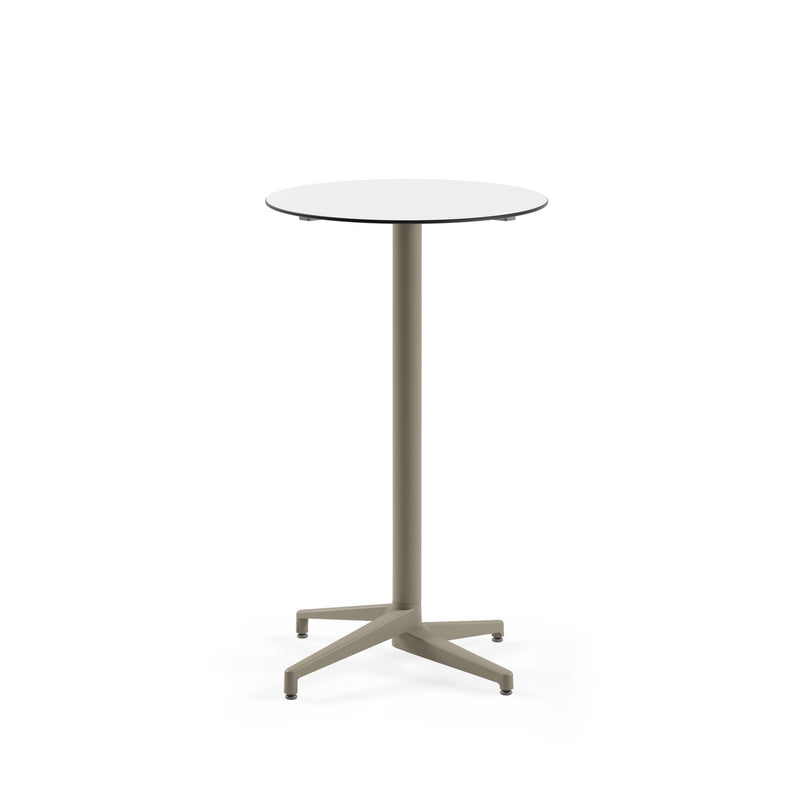 Moon-C Bar Ø69 | Fixed Bar Table - HPL/CPL WHITE MARBLE - M-BT-TMC15-VZN-HPL1 - 1