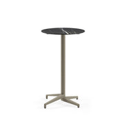 Moon-C Bar Ø69 | Fixed Bar Table - HPL/CPL BLACK MARBLE (5741 PALAZZO) - M-BT-TMC15-VZN-HPL2 - 1