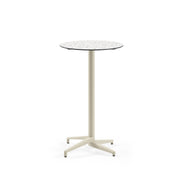 Moon-C Bar Ø69 | Fixed Bar Table - HPL/CPL TERRAZZO-2 - M-BT-TMC15-BEI-HPL6 - 1