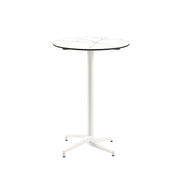 Moon-C Bar Ø77 cm | Fixed Bar Table - HPL/CPL WHITE MARBLE - M-BT-TMC17-IVW-HPL1 - 1