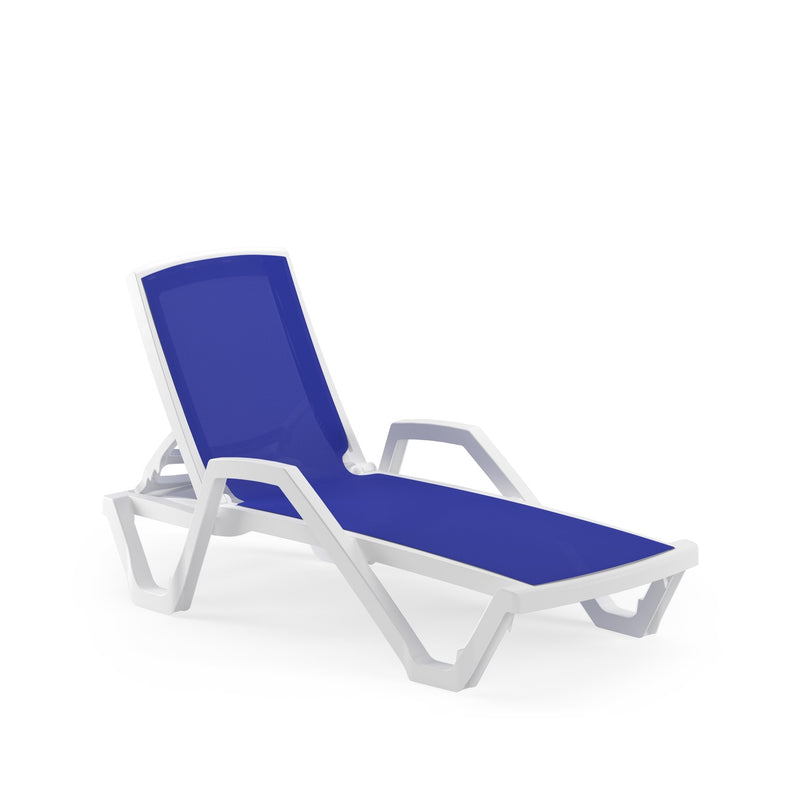 MARE | with armrest Sun Lounger - IVORY WHITE - M-SL-MREA-IVW-3045211 - 1