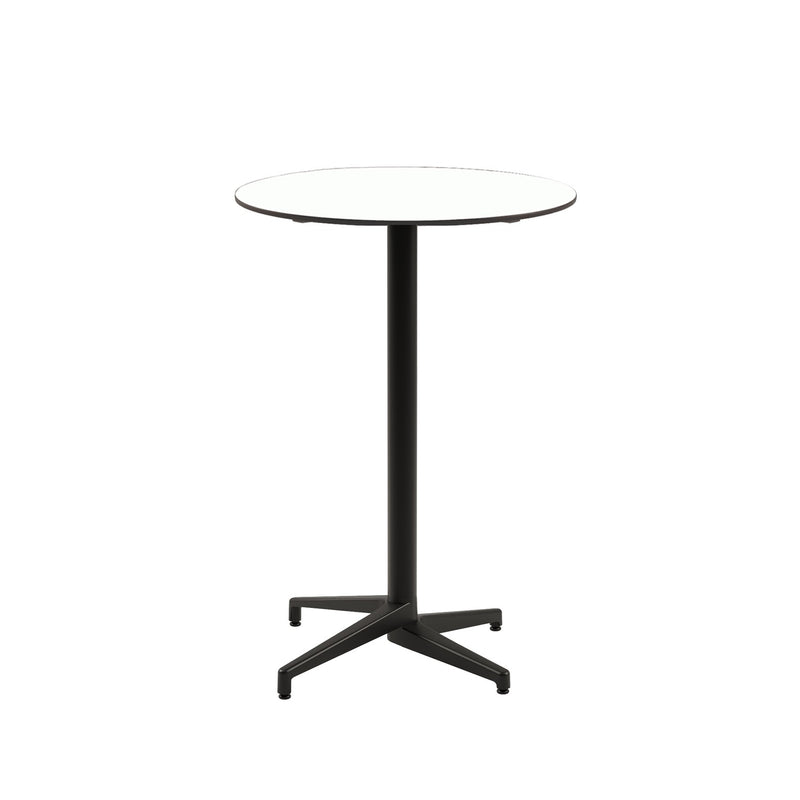 Moon-C Bar Ø77 cm | Fixed Bar Table - HPL/CPL WHITE - M-BT-TMC17-BLK-HPL3 - 1