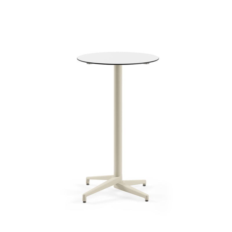 Moon-C Bar Ø69 | Fixed Bar Table - HPL/CPL WHITE - M-BT-TMC15-BEI-HPL3 - 1