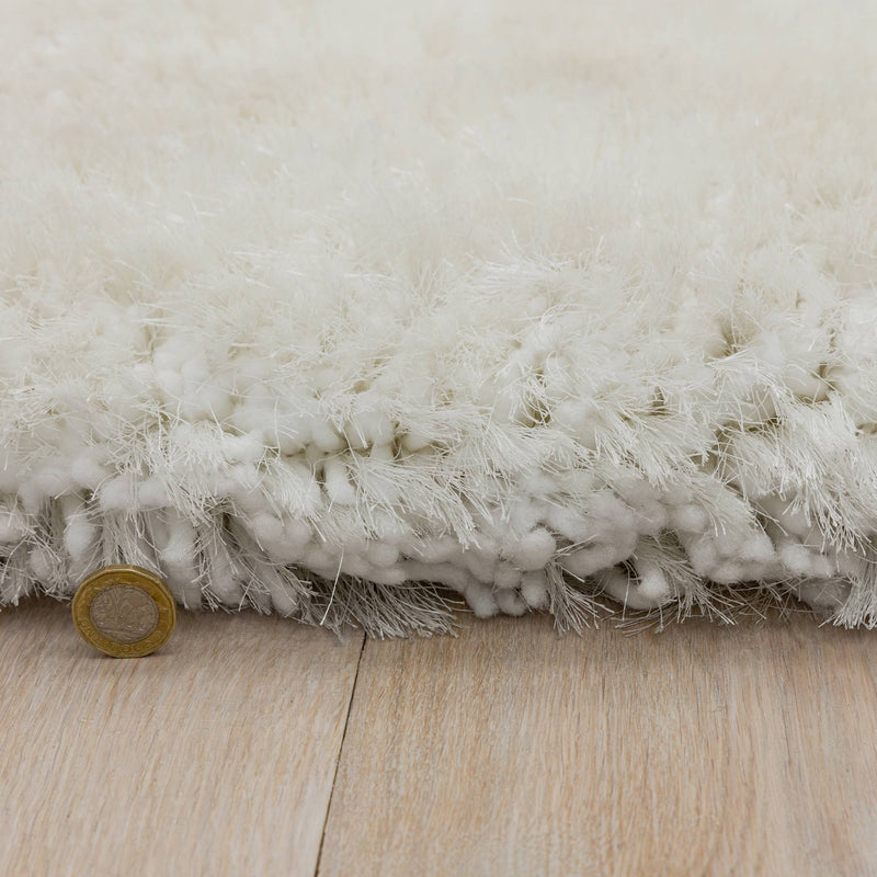 Atmacha Home & Living Rug Plush White - Cream/White - Shaggy Rug