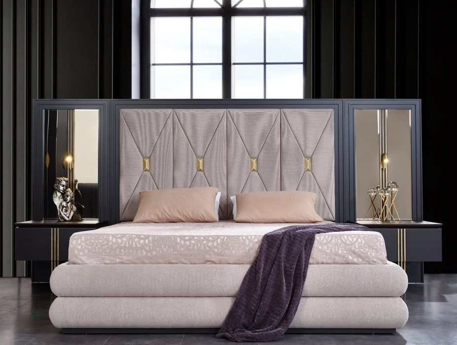 Atmacha Home And Living Bed Madrid Bed with Storage