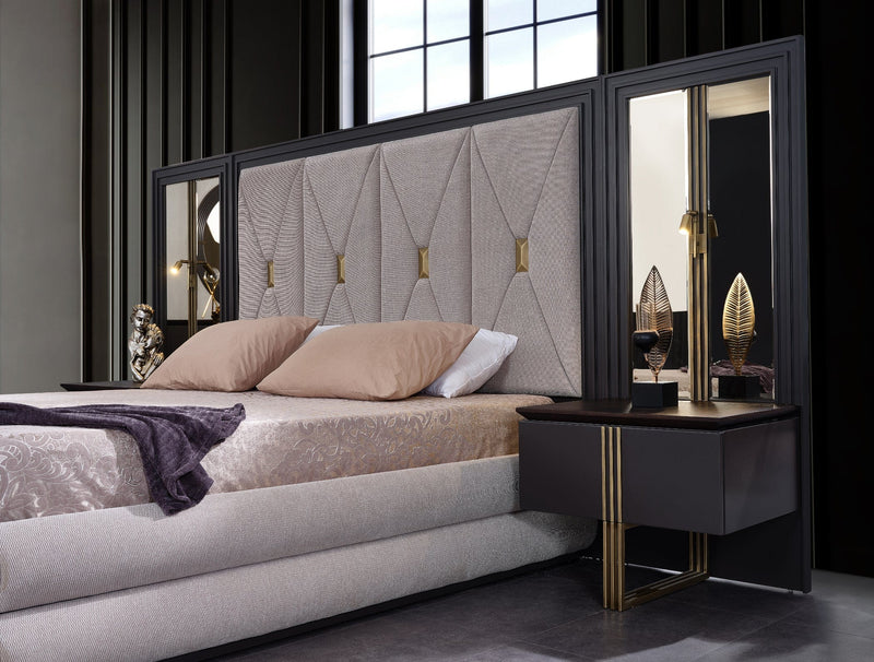 Atmacha Home And Living Bed Madrid Bed with Storage