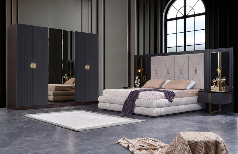 Atmacha Home And Living Bedroom Set Madrid Bedroom Set