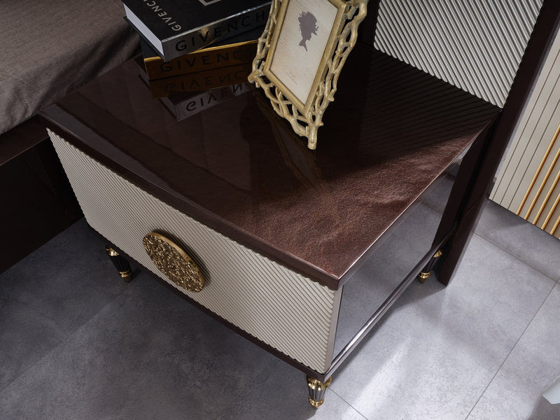 Atmacha Home And Living Bedside Table Venedik Bedside Table