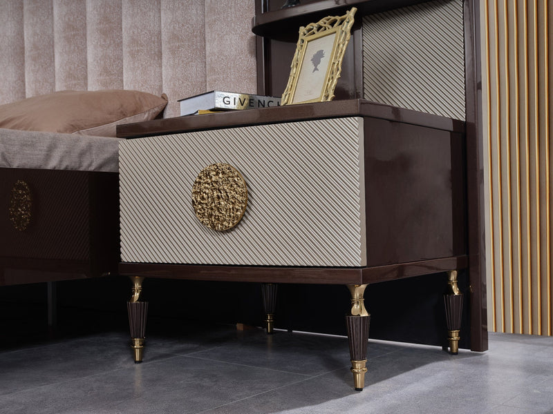 Atmacha Home And Living Bedside Table Venedik Bedside Table