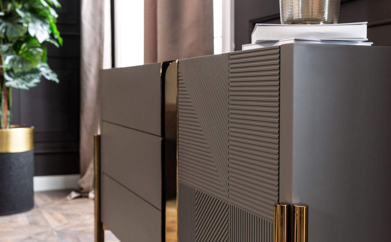 Atmacha - Home and Living Chest Of Drawers Elite Chest Of Drawers & Mirror