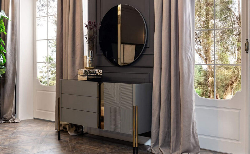 Atmacha - Home and Living Chest Of Drawers Elite Chest Of Drawers & Mirror