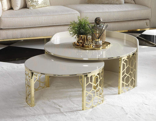 Atmacha - Home and Living Coffee Table Gold Florance Coffee Table