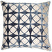 Atmacha Home And Living Cushion CUT VELVET SPIRAL BLUE Cushion 56 x 56