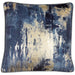 Atmacha Home And Living Cushion PRINTED DENIM BLUE W. GOLD FOIL Cushion 45 X 45