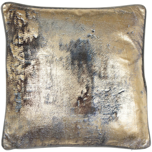 Atmacha Home And Living Cushion PRINTED GREY W. GOLD FOIL Cushion 45 X 45