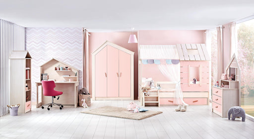 Atmacha Home And Living Kids Bed Pink House Bed