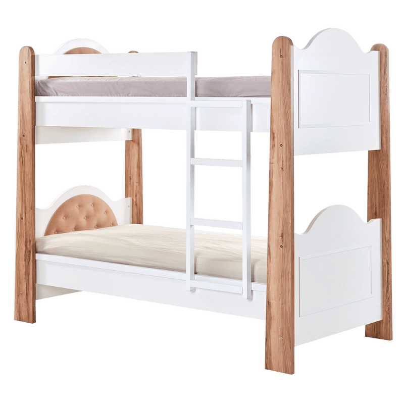 Bambi Bunk Bed with secure high guardrails