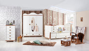 Atmacha Home And Living Kids Room Bambi Cradle With Drawers
