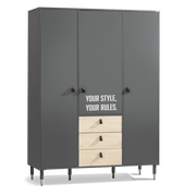 Atmacha Home And Living Kids Room Capucine Wardrobe