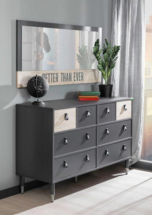 Atmacha Home And Living Kids Room Chest Of Drawers (M) With Mirror Capucine Chest Of Drawers