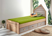 Atmacha Home And Living Kids Room Jungle Bedstead With Drawers
