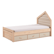 Atmacha Home And Living Kids Room Jungle Bedstead With Drawers