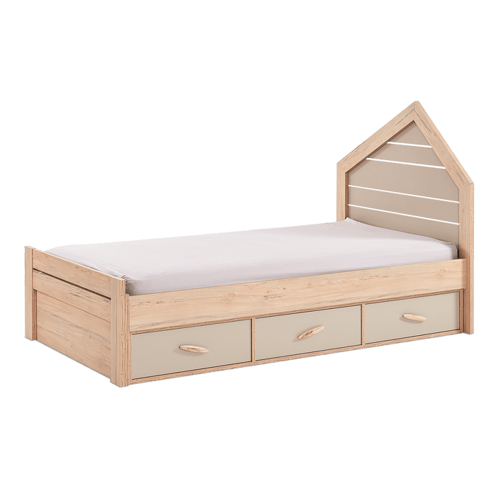 Atmacha Home And Living Kids Room Jungle Bedstead With Drawers
