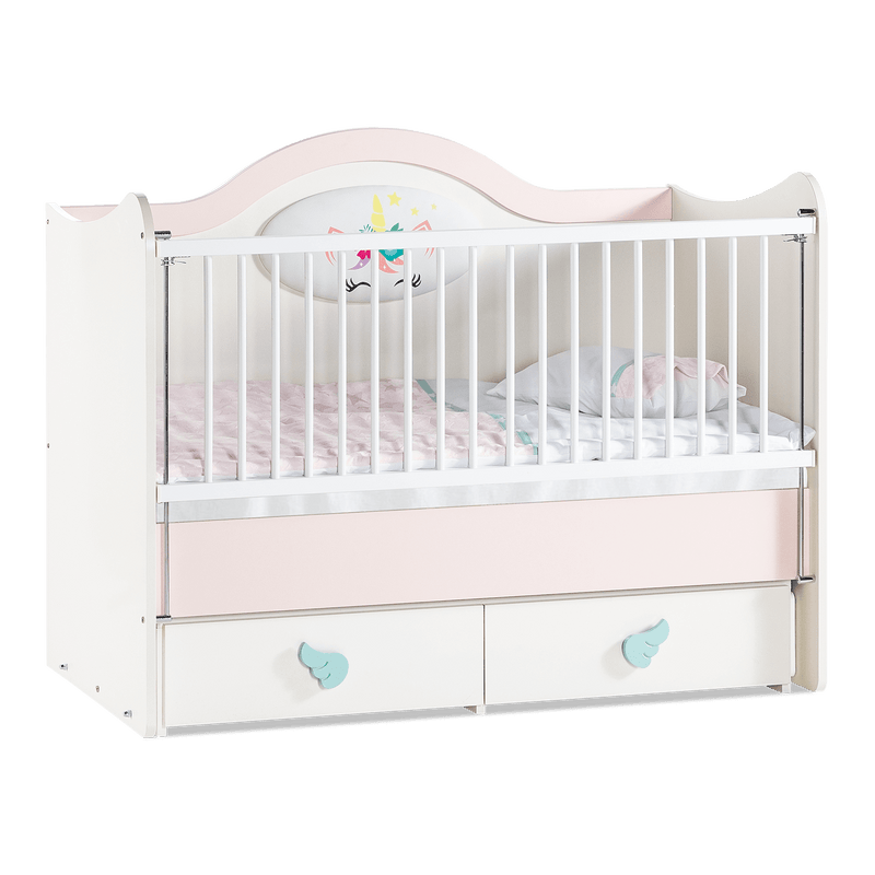 Atmacha Home And Living Kids Room Rainbow Rocking Cradle