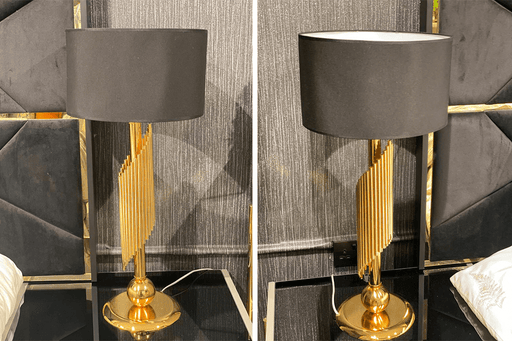 Atmacha - Home and Living Lamp Gold / Black Ommy Lamp