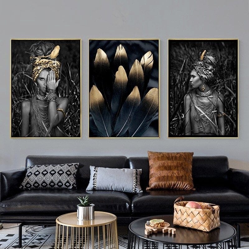 Atmacha Home And Living Portrait (Set of 3 Canvas Portrait)
