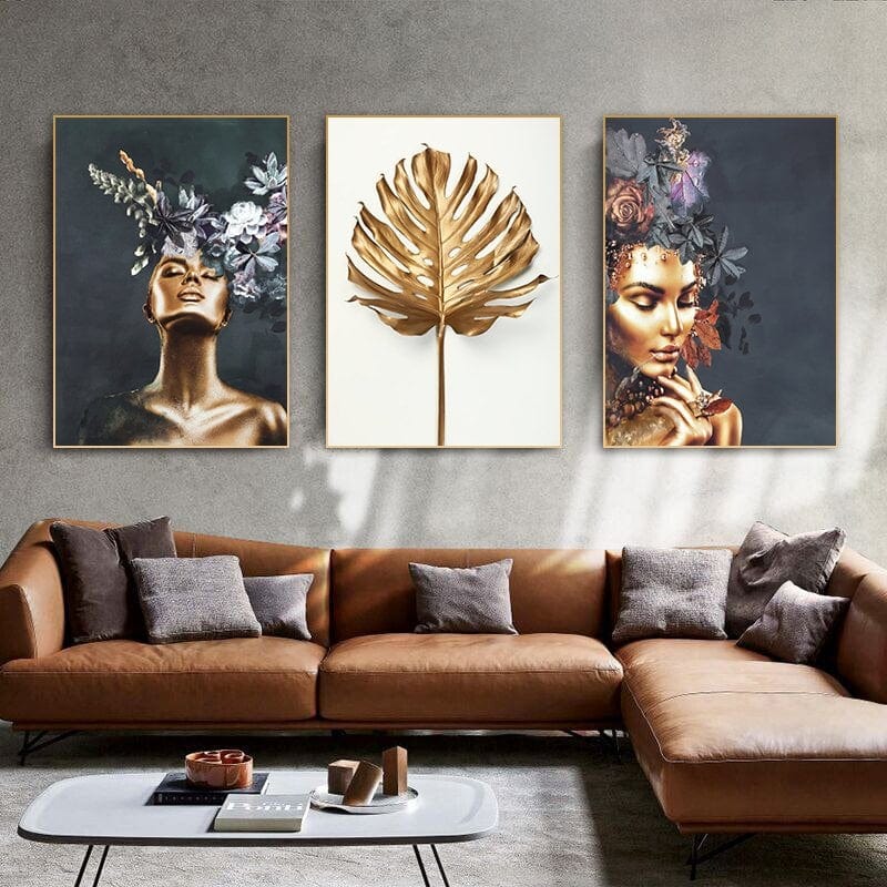 Atmacha Home And Living Portrait (Set of 3 Canvas Portrait)