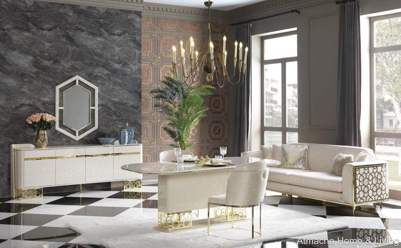 Atmacha - Home and Living Sideboard Florance Sideboard & Mirror