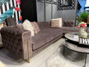 Atmacha - Home and Living Sofa Right Facing / Beige / Gold Juju Corner Sofa(Outlet)