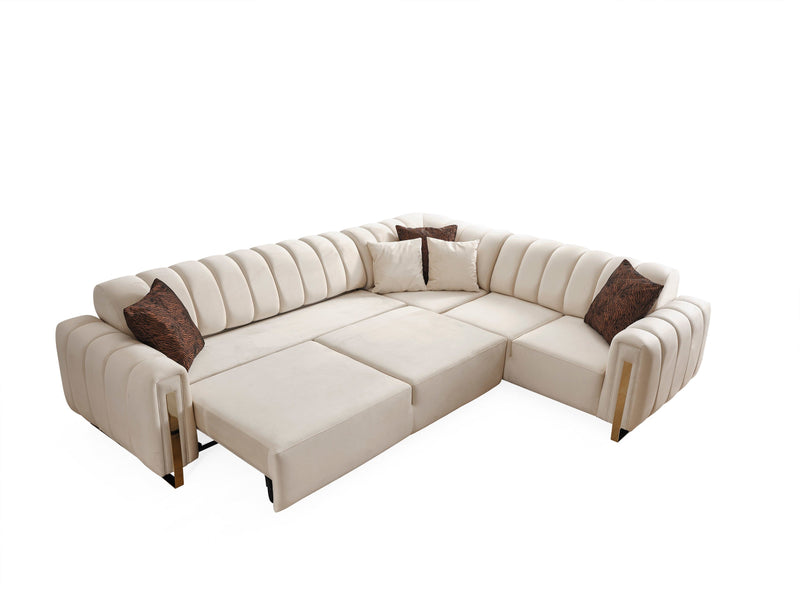 Atmacha - Home and Living Sofa Takumi Full Corner Sofa Bed With Electric Bed Mechanism