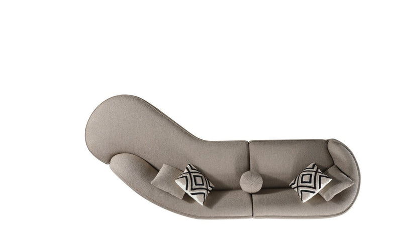 Atmacha Home And Living Sofa Teddy Curved Corner Sofa