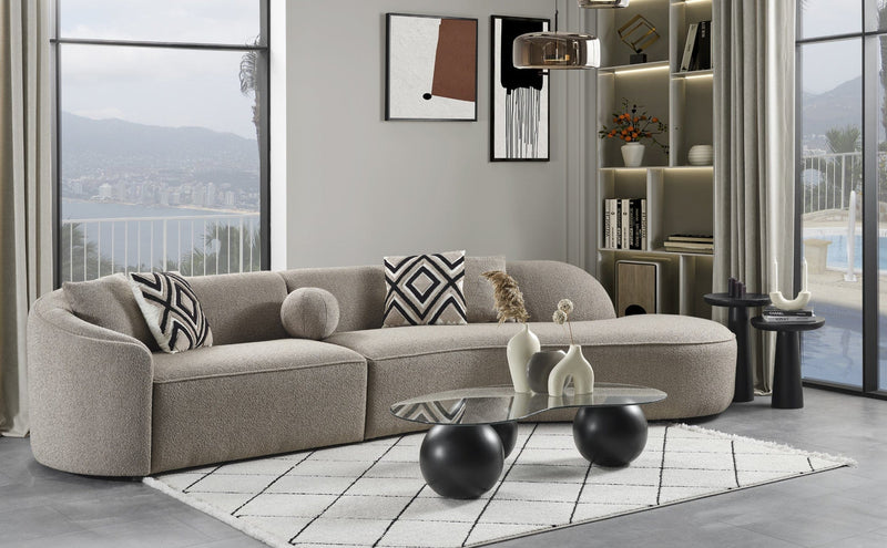 Atmacha Home And Living Sofa Teddy Curved Corner Sofa