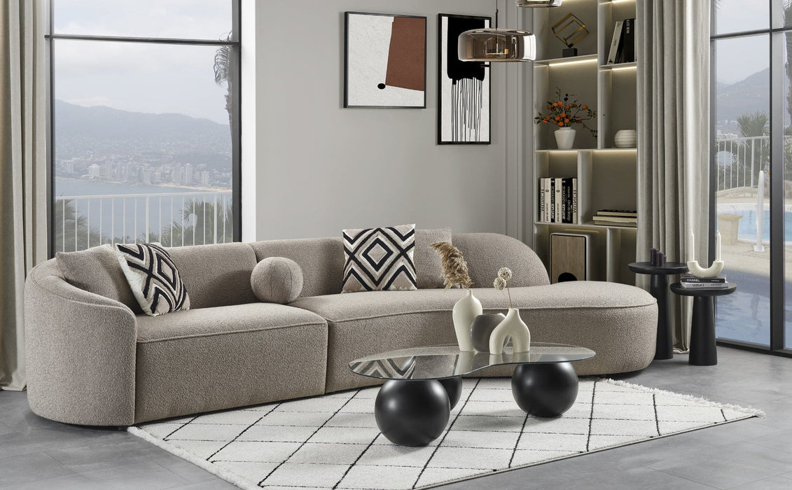 Atmacha Home And Living Sofa Teddy Curved Corner Sofa