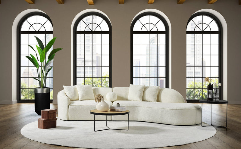 Atmacha Home And Living Sofa Teddy Curved Corner Sofa