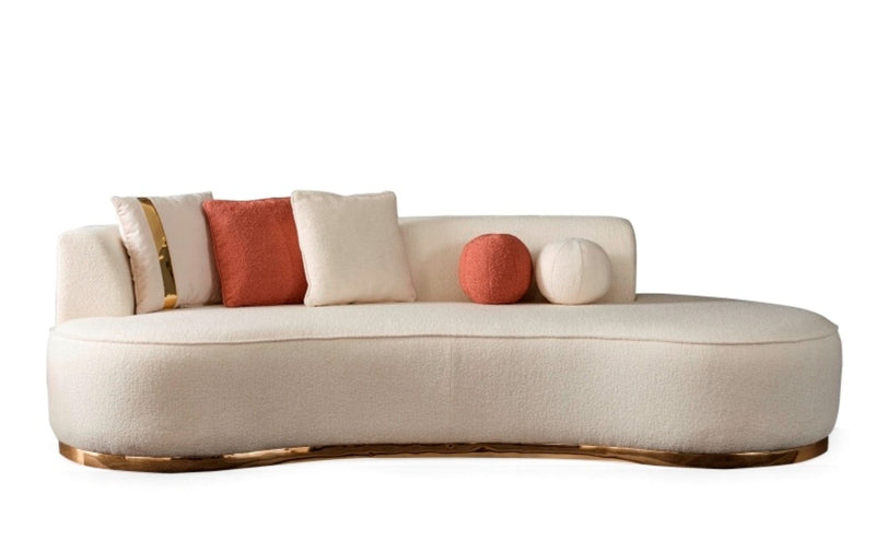 Atmacha Home And Living Sofa Teddy Curved Sofa