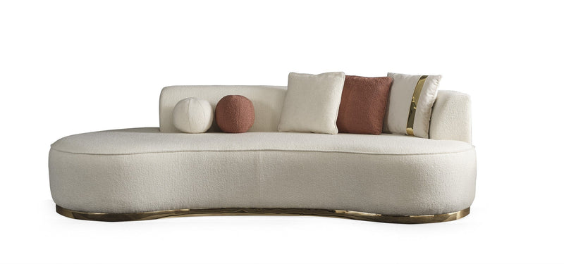 Atmacha Home And Living Sofa Teddy Curved Sofa