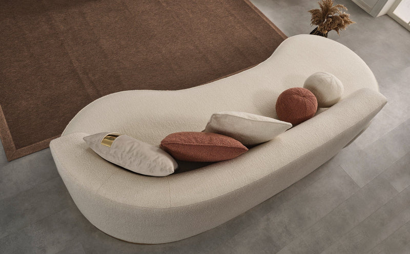 Atmacha Home And Living Sofa Teddy Curved Sofa